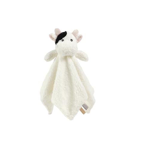 Image of CREVENT Cozy Plush Baby Security Blanket, Loveys for Baby Girls and Boys, Birthday (Elephant +Cow)