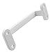 Pastlla 2Pcs Metal Gate Pulls Handle Shed Door Handle Cabinet Pulls for Cabinets Drawer Closet Wardrobe Door Pull - White, 4.17
