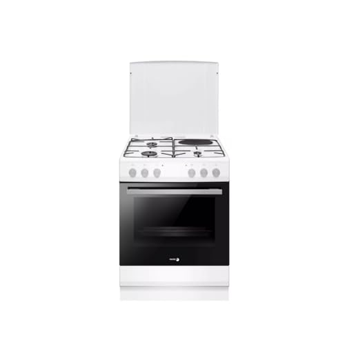 Cuisinière Mixte 62l 4 Feux Blanc - FACM1003B