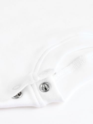 NEXT Bebés niño Pack de 3 Camisetas de Manga Larga 100% algodón para bebé Blanco 18 Meses