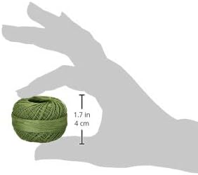 Lizbeth Size 80 HH80684 Cotton Thread, Leaf Green Medium