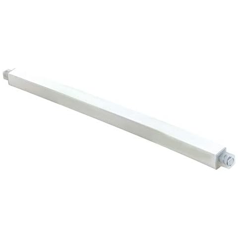 Ez-Flo 15198 Adjustable Plastic 24-Inchs Towel Bar White Plastic Cover