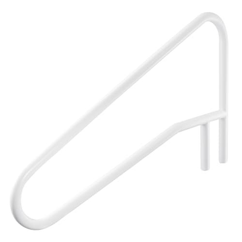 VEVOR Pool Rail, 54 x 32 inch Pool Handrail, 220 lbs Load Capacity Heavy Duty Stainless Steel Swimming Handrail, Seamless Welding, Recessed or Base Mount, for Poolside, Water Parks, Spa Centers by VEVOR - Used condition - US$209.45