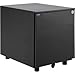 Global Industrial 2 Drawer Pedestal, Black