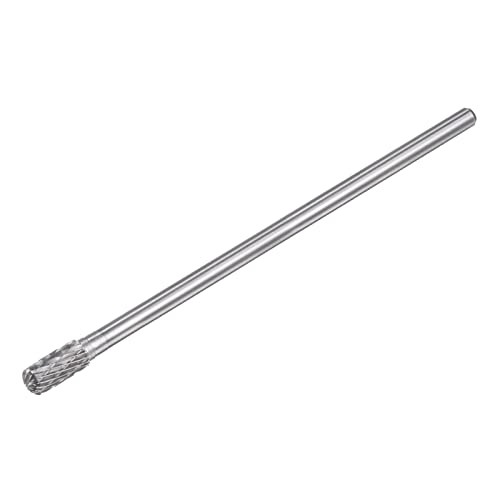 Fresas rotativas cilindro doble corte 8mm punta bola miniatura 1
