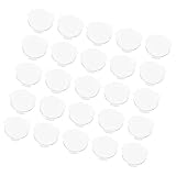 LALADEFIEE 50pcs Virtual Reality Lens Accessories with 25mm Diameter and 45mm Focal Length, PC Plastic Convex Light Blocking Lenses for Immersive Glasses, Suitable for Smartphones and Group