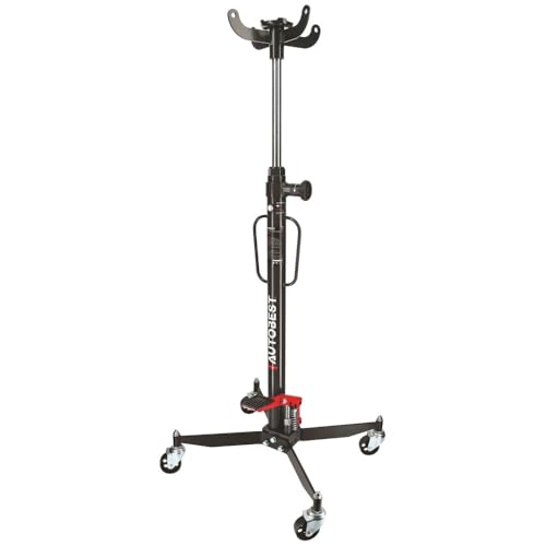Autobest Vérin de Fosse tête réversible 600 kg - Roues pivotantes - Hauteur Maxi 2000 mm