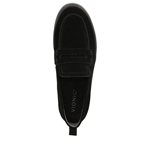 Vionic Womens Uptown Loafer Black Suede 13 M by Vionic - Image 5