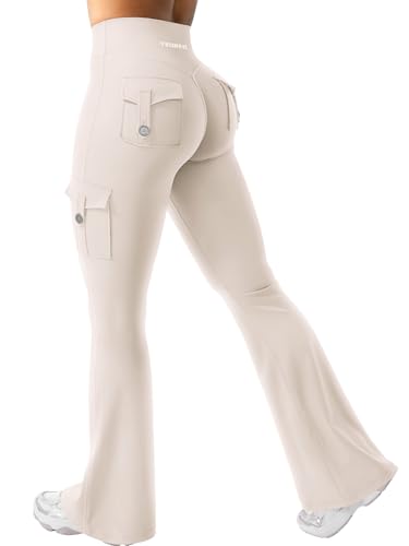 Image of YEOREO CoreFlex Women Workout Flare Leggings