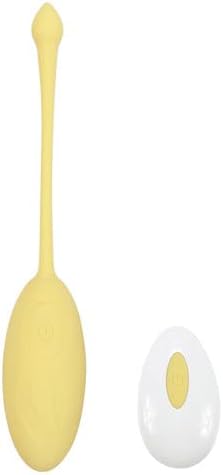 Strong Shock Personal Mini Bullet Love Eggs, Handheld Massage Jump Eggs for Women Pleasure, Waterproof Powerful Quiet 10 Modes Massage Balls (Yellow)