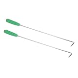 Genérico 2 Piezas Herramientas de Horno atizador Resistente para fogatas Póker Largo para fogatas Kitchen Gadgets panelas cozinha tostadora atizador para Chimenea Pinzas para fogatas Mano