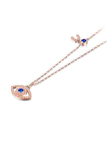Collier mauvais œil bleu en argent pour sublimer vos tenues d'été