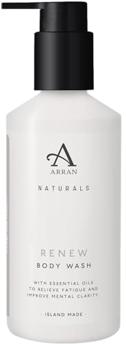 Image of Arran Sense of Scotland Renew Cedarwood & Ylang Ylang Body Wash & Shower Gel (250ml) Natural & Vegan with Pro-Vitamin B5
