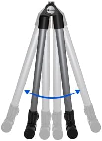 Miniatura 7 de Donner Soporte para Guitarra, Soportes Plegables Ajustables para Guitarra Acústica Eléctrica, Soporte de Viaje de Metal Clásico para Bajo,