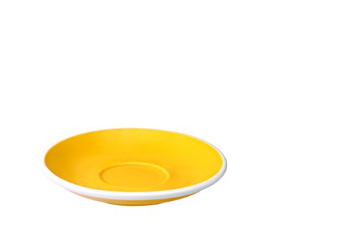 Image of Loveramics Egg 14.50cm Cappuccino/Flat White Saucer Yellow