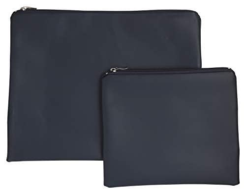 Tallit and Tefillin Bag Set for Jewish Prayer Shawl Zippered Leatherette Bags with Plastic Weatherproof Protection Cover4