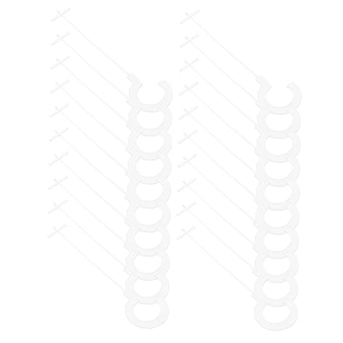 CIYODO 5000pcs Glue Needle Clothes Tag Seal Hook Tag Fastener Tshirt Tag Cord Tagging Fasteners Tag Hook Lock Buckle Pin Fastener Tagging Barbs Hanger Hooks Pp White
