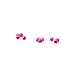 BERACKY 4mm OD Ruby Pearls Balls Insert (10 Pack)