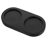 Angoily Bandeja de Madera Negra para Salero y Pimentero Soporte Multifuncional de 57 CM para Condimentos Base para Molinillos y Almacenamiento Cocina