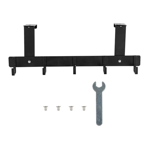 Appendiabiti da Porta, Salvaspazio Appendino da porta, Ganci per Porta da Appendere Senza Foratura Attaccapanni Porta con 5 Ganci per Cucina, Sopraporta Gancio porta per Appendere Cappotti, Cappelli