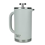Campo Libre. Giorgio. French Press I Kaffeebereiter aus doppelwandigem Edelstahl 0,6l I plastikfreie Kaffeepresse mit Thermofunktion inkl. Ersatzfilter I Kaffeezubereiter auch für Zuhause