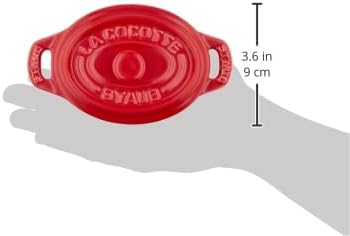 Staub 40511-869 Ceramic Cocotte Oval, Mini Cocotte Pair, Cherry, 4.3 in 11 cm, 2-Piece Set, Heat Resistant, Storage Container, Microwave Safe, Japanese Regular Sales Product