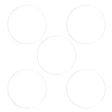 HARFINGTON 5pcs Watch Glass Screen Protectors 26mm Soft PET Anti-Fingerprint High Definition HD Clea