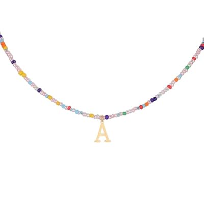 Collar de Cuentas de Colores con Inicial, Collares de Verano Mujeres y Niñas Collar con Colgante de Letra Bohemio Gargantilla con Cuentas Regalos Joyería Hechos a Mano para Adolescentes (A) | Ya disponible en tu tienda friki favorita! En mundofriki.es! Collar de Cuentas de Colores con Inicial, Collares de Verano Mujeres y Niñas Collar con Colgante de Letra Bohemio Gargantilla con Cuentas Regalos Joyería Hechos a Mano para Adolescentes (A) | Ya disponible en tu tienda friki favorita! En mundofriki.es!