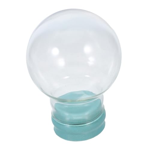 FIXOSHEE Schneekugelglas Aus Dickem Klarem Glas 45mm Befüllbare Für...