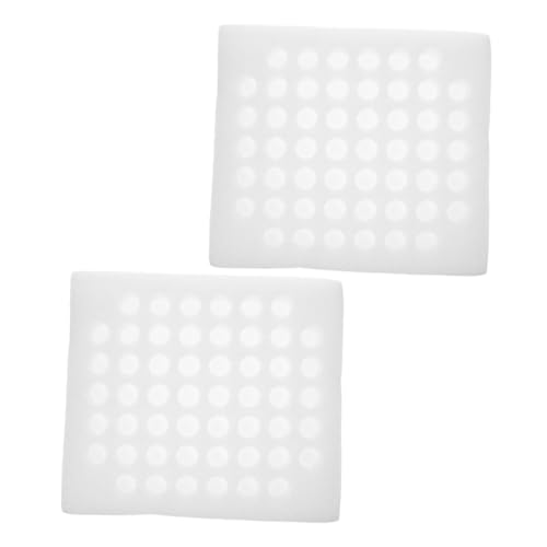 NUOBESTY 2pezzi Vassoio in Schiuma per Uova di Quaglia Robusto Portauova per Spedizione di Uova Fresche Vassoio Riutilizzabile per Proteggere di Quaglia