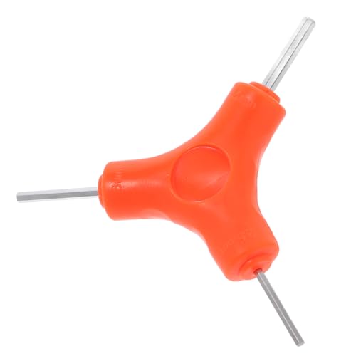 Alipis Llave De Tres Puntas Llave Inglesa De Metal Para Reparación De Bicicleta y De Aire Acondicionado