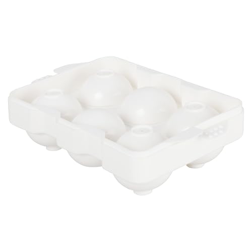 Winco cubitera de plástico con 6 compartimentos blanca miniatura 1