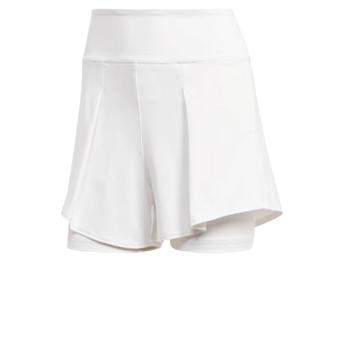 Short de tennis Adidas pour femme blanc coupe classique respirante