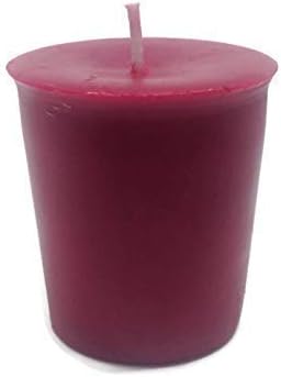 Christmas Red Pure Natural Organic Beeswax Votive Candle 12 Pack