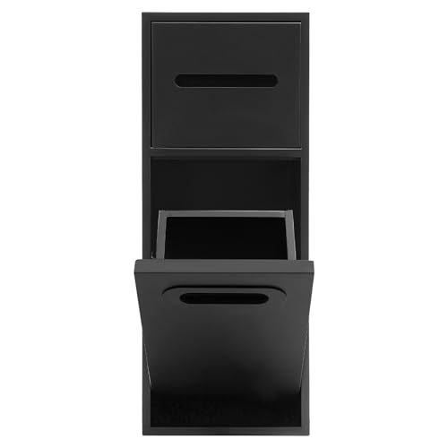 Okasiki Recessed Bathroom Trash Can & Toilet Paper Holder, 304