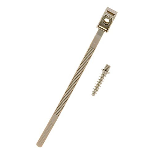 Zenitech-Lot de 100 Colliers à embase D:16-32mm + chevilles - Zenitech