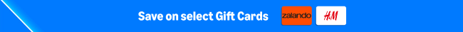 Save on select Gift Cards