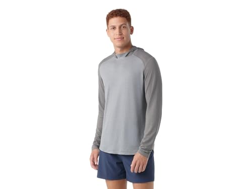 Smartwool Men's Active Mesh Hoodie - Light Gray Heather - Medium