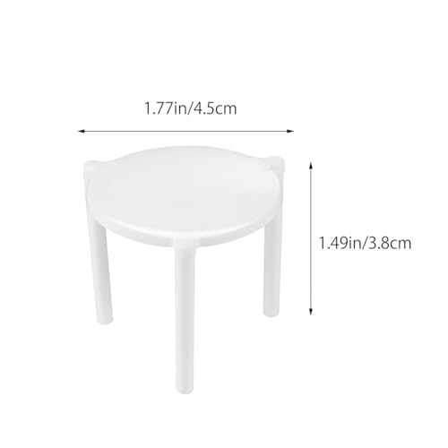 Cabilock 100 Stück Pizza Stative Pizzaabstandhalter, Abstandshalter Stativ, Weiß, Kunststoff, 4.5 X 4 X 3.8 Cm, Perfekt FüR Restaurants Und Heimgebrauch