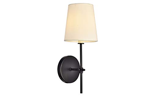 Modern World AMW18012W6BK Wall Sconce, Black