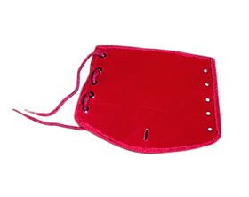 Manopla para corneta corta, roja