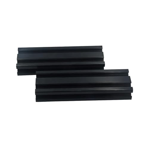 Cadre extrudé aluminium 2040 V noir 1100mm pour imprimante 3D et CNC