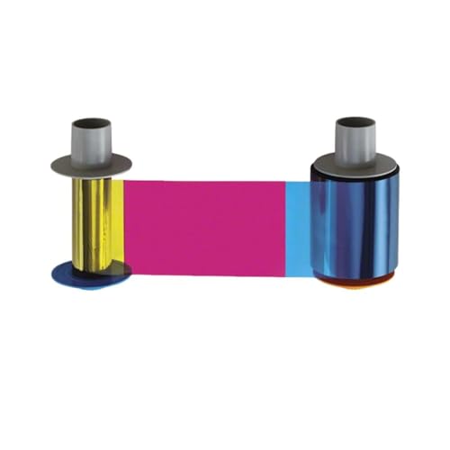 Fargo DTC4500e YMCKO Ribbon | Part Number: 045200 | Premium Color Printing Ribbon for Professional ID Cards, Badges, and Access Cards | Rated for up to 500 Prints.