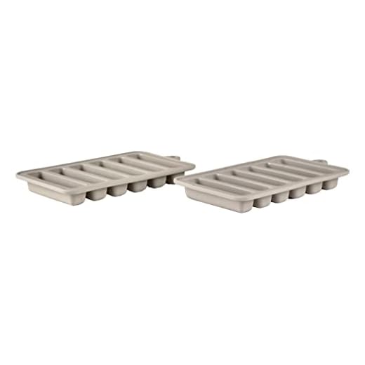 BITZ Isbitsform, 16 x 9,5 x 2 cm – 2 st., grå