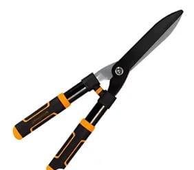 Magnusson Standard Straight Hedge Shears, Blade Material SK5 high Carbon Steel, Handle Material Aluminium & Plastic, 1 in Pack