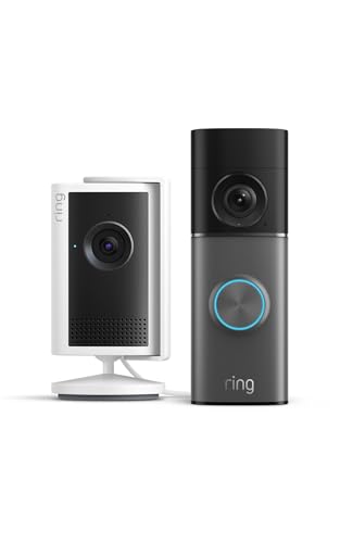 Ring Video Doorbell Pro (Neueste Gen.) Retinal 4K & 10x-Zoom + 0€ Innenkamera Plus Retinal 2K | Kabelgebunden | Dämmerlicht | Alexa… – Ansicht 1