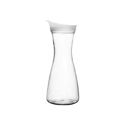 ZENGXJYCQINGJIANG Jarra de Cristal Jarra de Agua fría Multiusos, de Gran Capacidad, a Prueba de Fugas, Jarra for Jugo de Frutas, Leche, hervidor de Agua portátil for Acampar Jarra de té(1100ml)