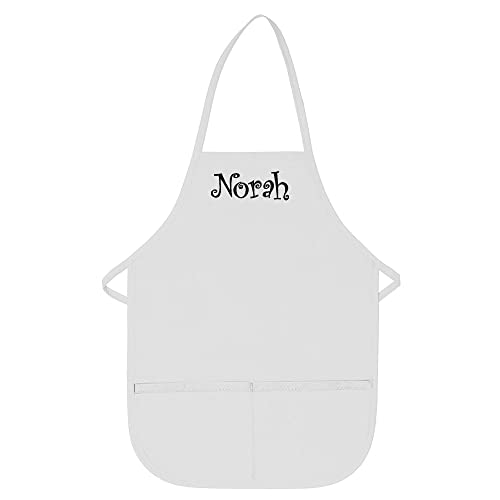 THE APRONPLACE Made in USA Personalized Embroidered Premium Child Apron for Kids Girls Boys Fun Kitchen Chef Gift