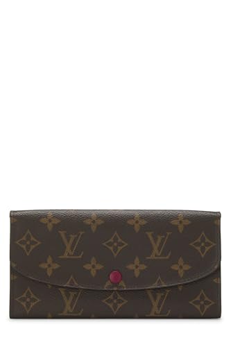 Pre-Loved Monogram Canvas Emilie Wallet, Purple