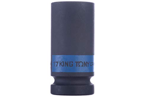 KingTony BR Soquete De Impacto Longo- 1/2 17 Mm